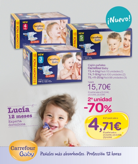 pañales carrefour talla 5 oferta