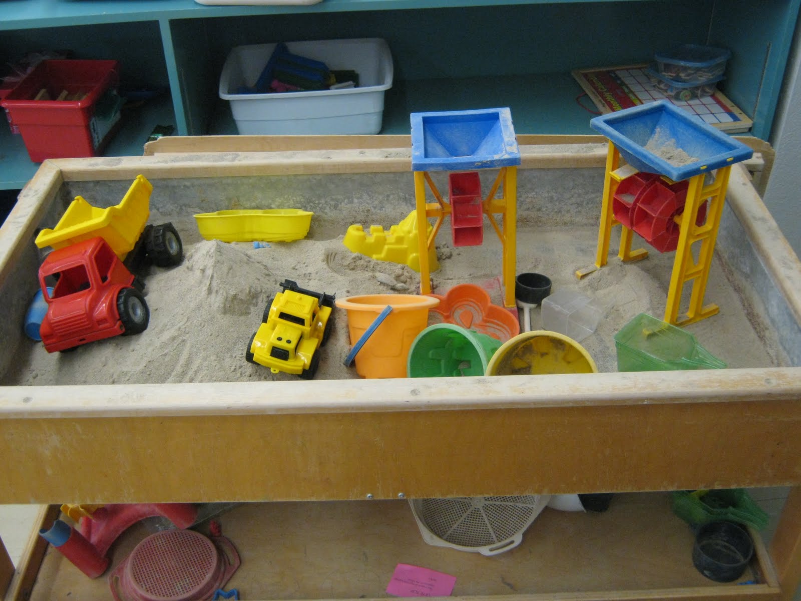 Mr. Zamora's Kindergarten 2011 2012 Class Sand Table Started Today!