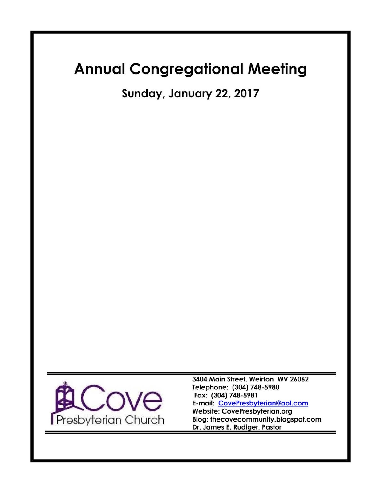 community meeting agenda