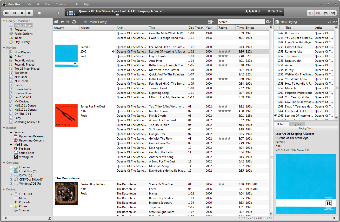 Techsperiences iTunes Alternative MusicBee