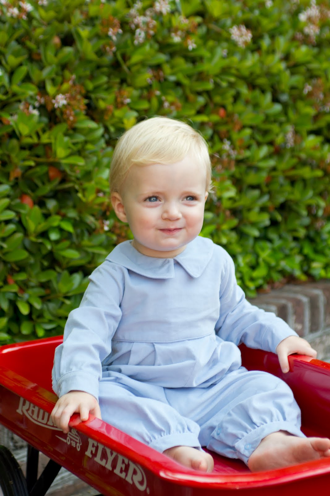 smocked children's clothing Baby Blue!