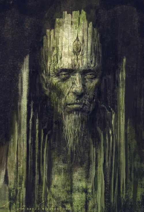 Bao Pham deviantart ilustrações sombrias fantasia terror