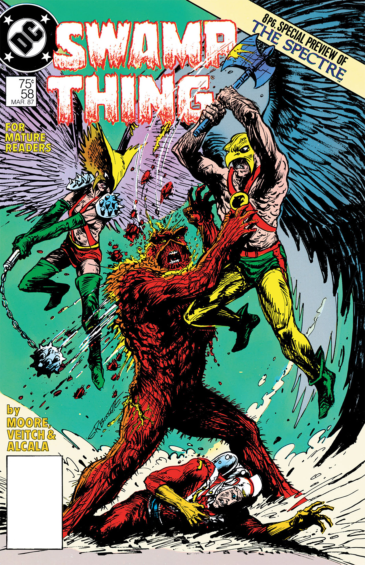 Read online Swamp Thing (1982) comic -  Issue #58 - 1