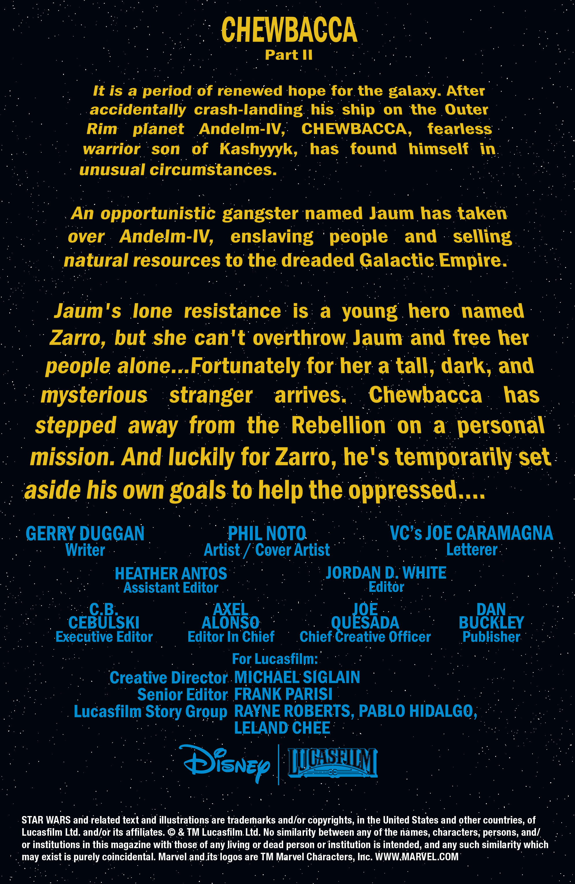 Read online Chewbacca comic -  Issue #2 - 2