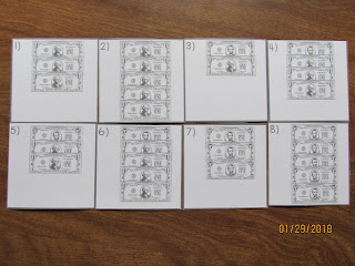 Counting Dollar Bills Task Cards