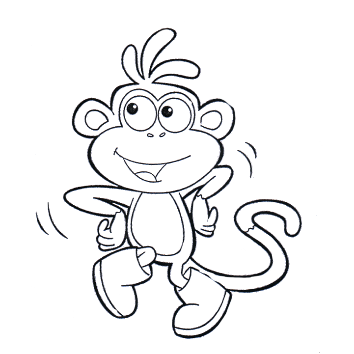 Desenhos de Macaco para Colorir e Pintar - Tudo Para Colorir