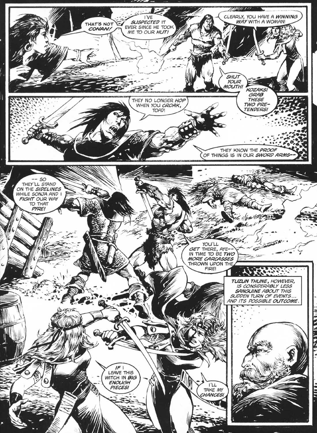 Read online The Savage Sword Of Conan comic -  Issue #232 - 16