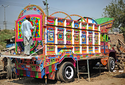 Pakistan, Society, Art, Truck, Unrest, NATO, Transport, Painter, News, Colorful, Decorating, Craft, Museum, Germany, 