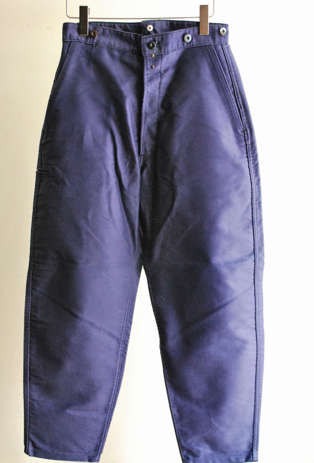 encore 1940s～1950s french work moleskin pants