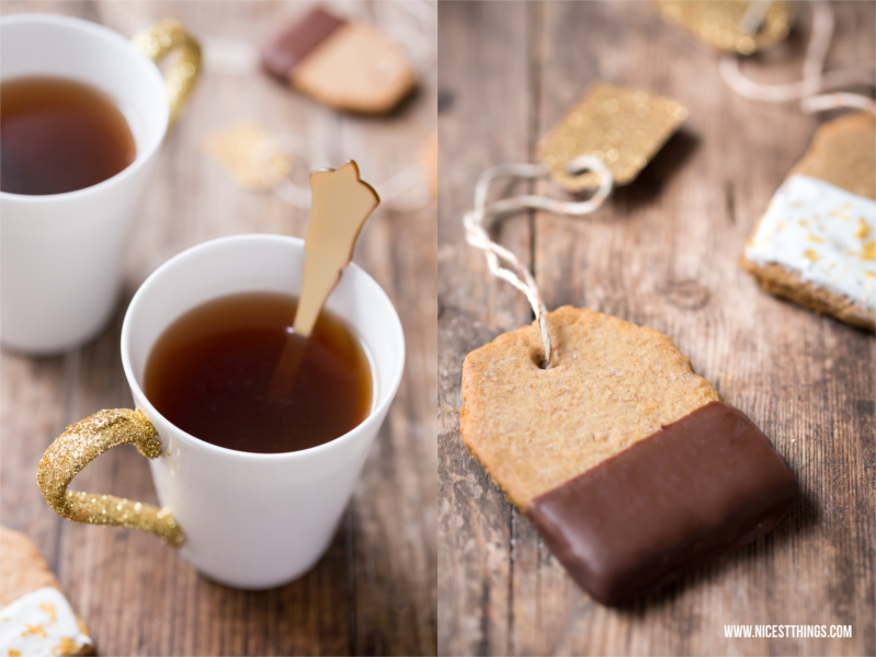 Glitzer Tassen DIY und Teebeutel Kekse Rezept