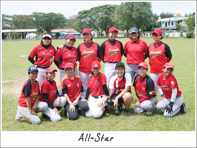 Pasukan Sarawak All-Star semasa Pasukan Betong semasa Pasukan Kuching semasa Kejohanan Sofbol Pemilihan SUKMA Sarawak 2013 di Miri