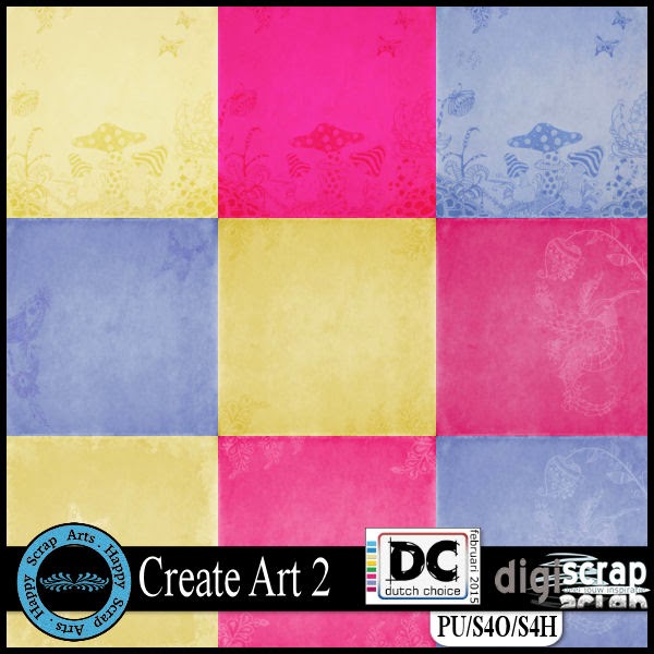 HSA - Create Art 2 kit papieren 1