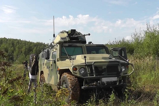 Gaz TigrM Robot Mobil Perang Tanpa Awak Rusia (2016