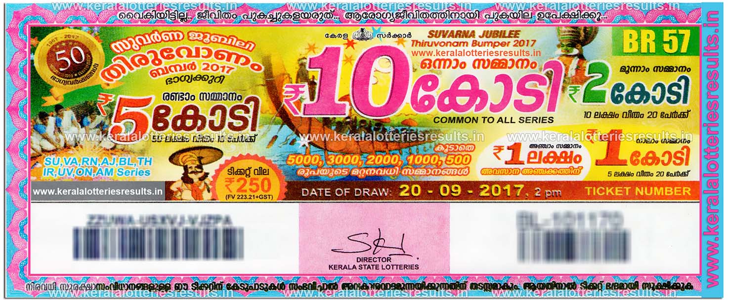 Kerala Lottery Bumper Result Number at David Bello blog