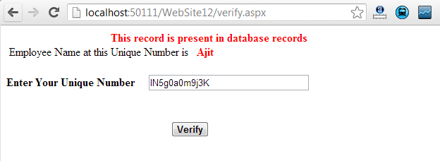 How to generate unique number and store it to database my net tutorials