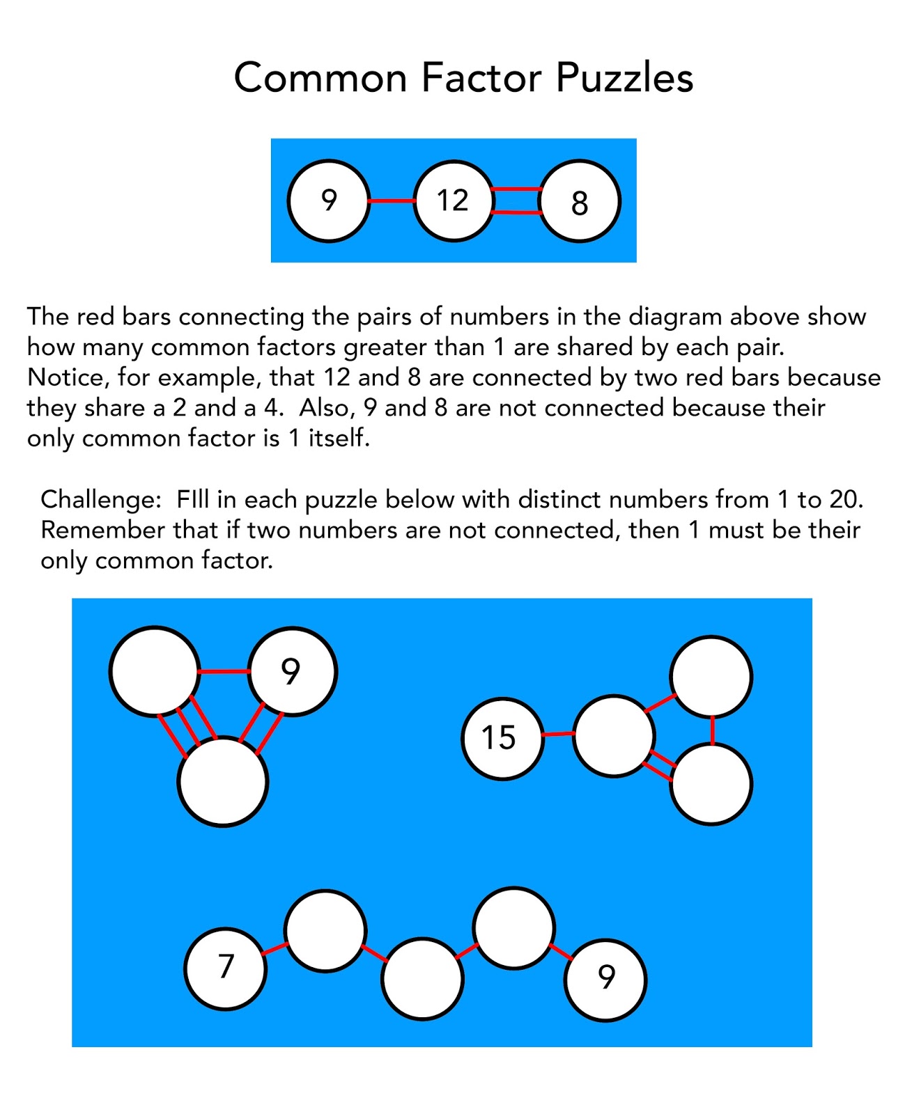 What is a common factor in Math?