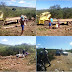 REGIÃO / Caminhão de coco tomba próximo a Macajuba