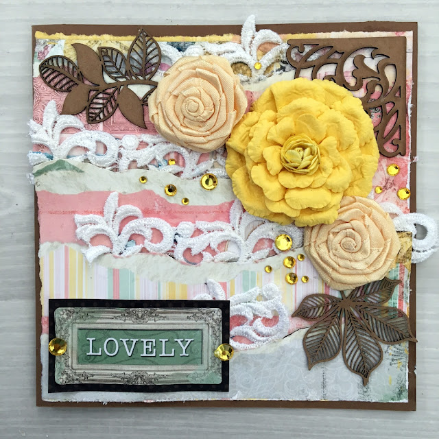 card by Solange Marques featuring BoBunny Sunshine Bliss collection