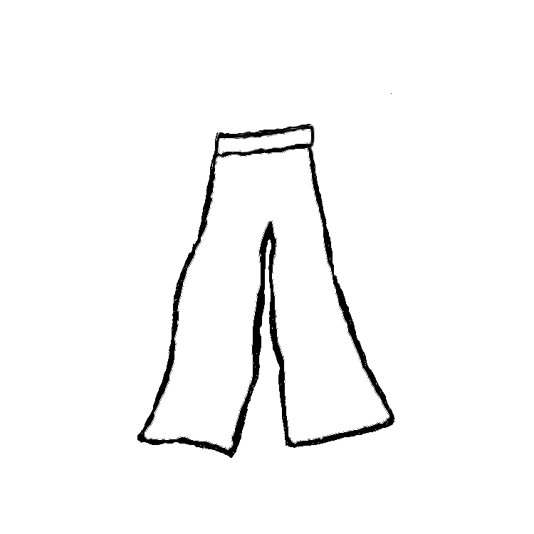 jeans clipart black and white - photo #13