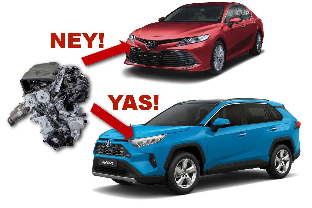 So Why Did the 2019 Toyota RAV4 Get A New Engine While the 2019 Camry