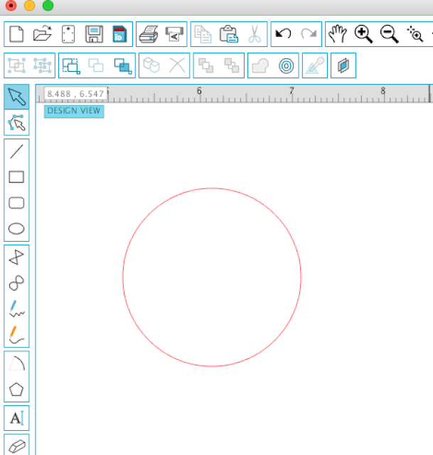 draw a circle silhouette studio design