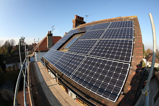 Photo of Sungrid solar panels on the roof