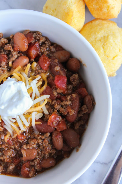 Beef & Two Bean Chili | The Chef Next Door