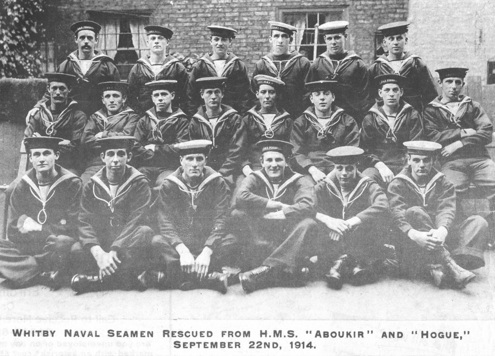 North Yorkshire History The Live Bait Squadron 1914 survivors from