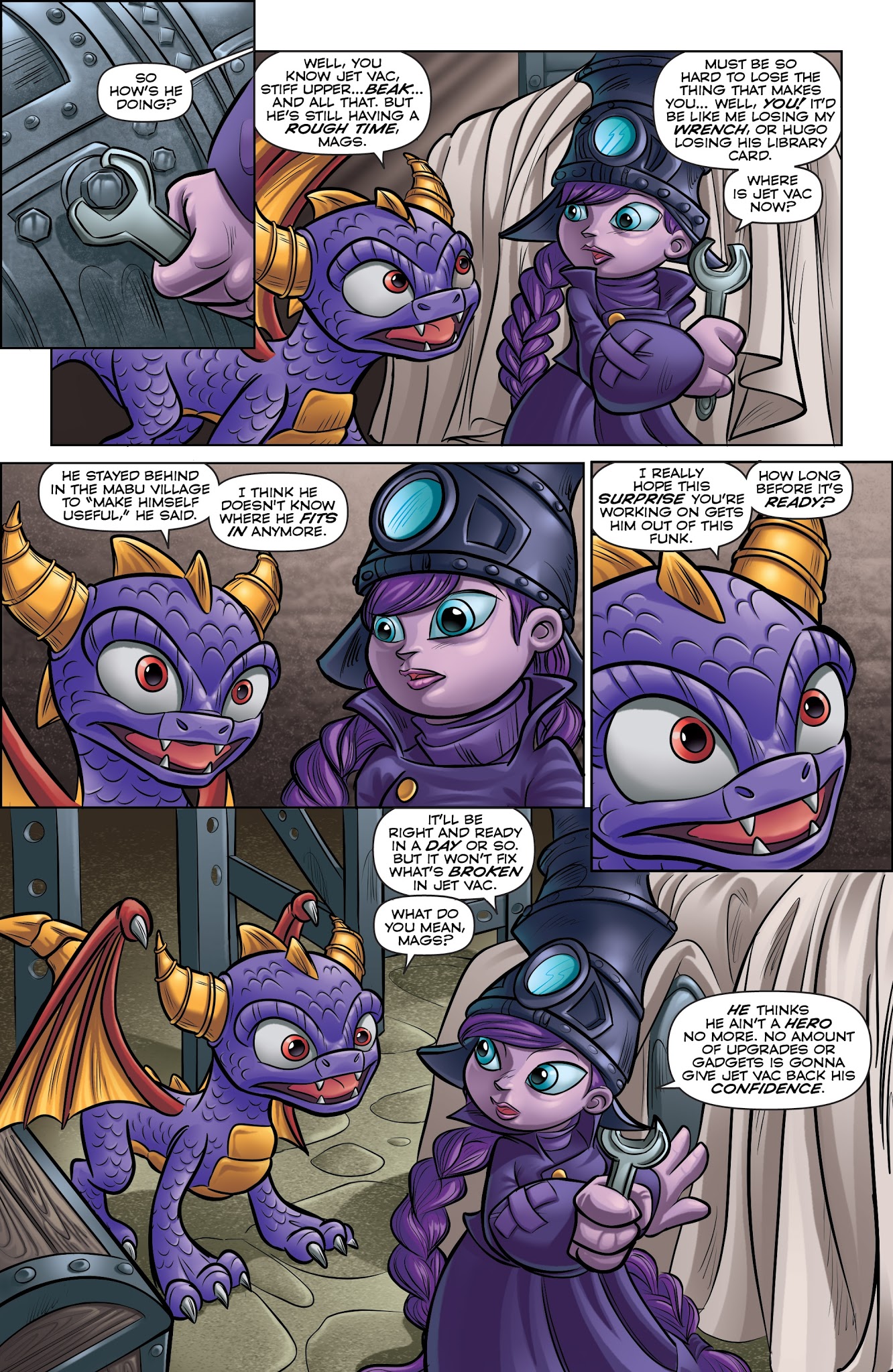 Read online Skylanders Quarterly-Spyro & Friends: Full Blast comic -  Issue # Full - 27