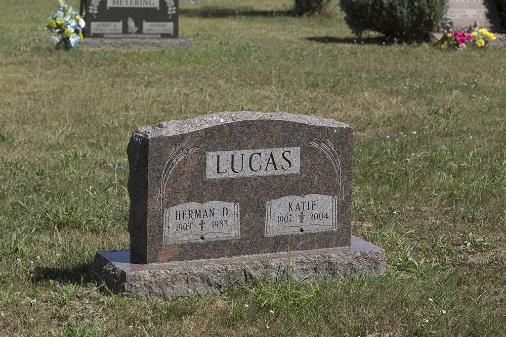 North American Cemeteries Lucas family buried in Lucas Cemetery in