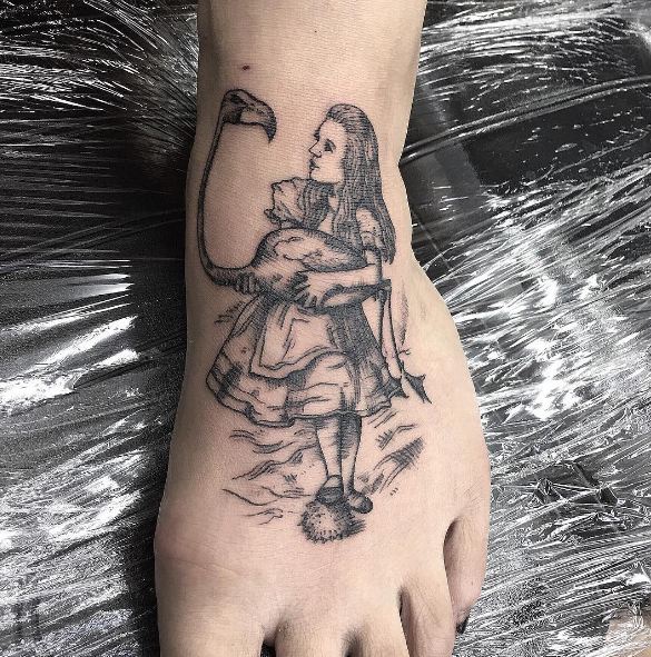 Alice In Wonderland Tattoos Alice In Wonderland Tattoos