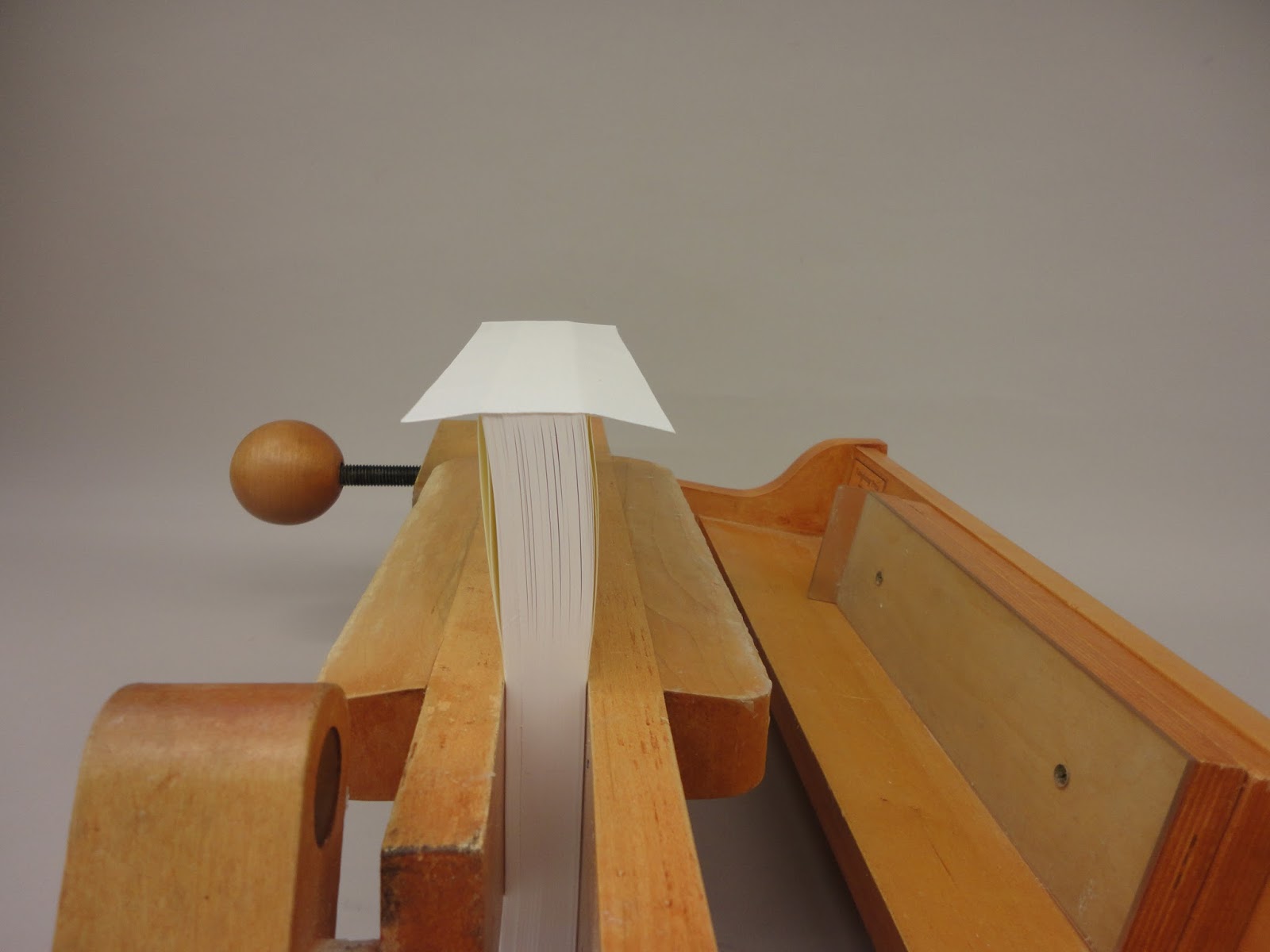 Preservation Services at Dartmouth College DoubleFan Adhesive Binding