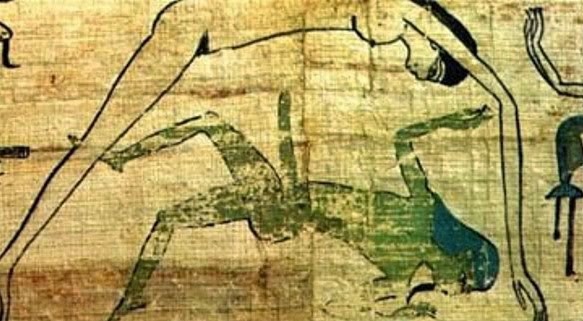 egipto antiguo sexo sexualidad pareja papiro couple sex metodo anticonceptivo infalible dioses nut heb