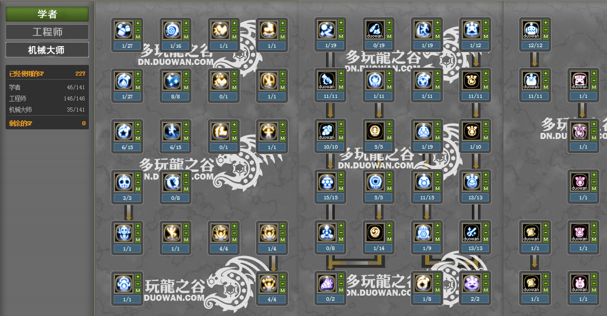 Engineer Skill Build Lvl Engineer Skill Build Lvl
