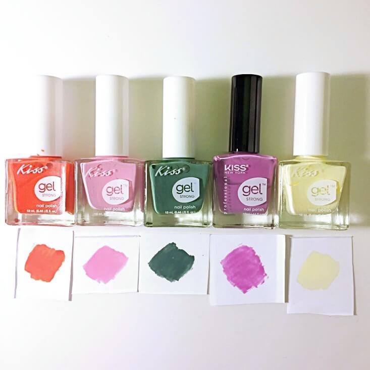 Kiss Gel Strong Nail Polish Collection The Aesthetic Edge