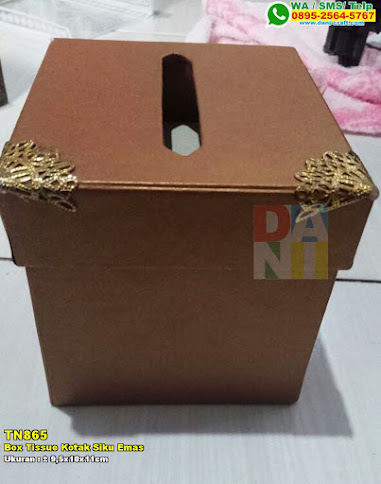 Box Tissue Kotak Siku Emas