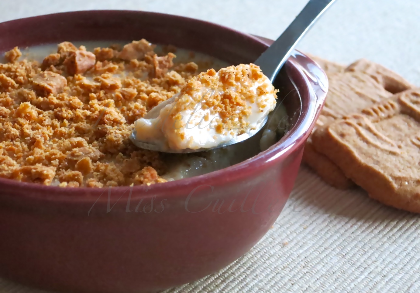 Les délices de Miss Cuillère CRÈME LÉGÈRE AUX SPECULOOS (SANS GLUTEN, SANS LACTOSE)
