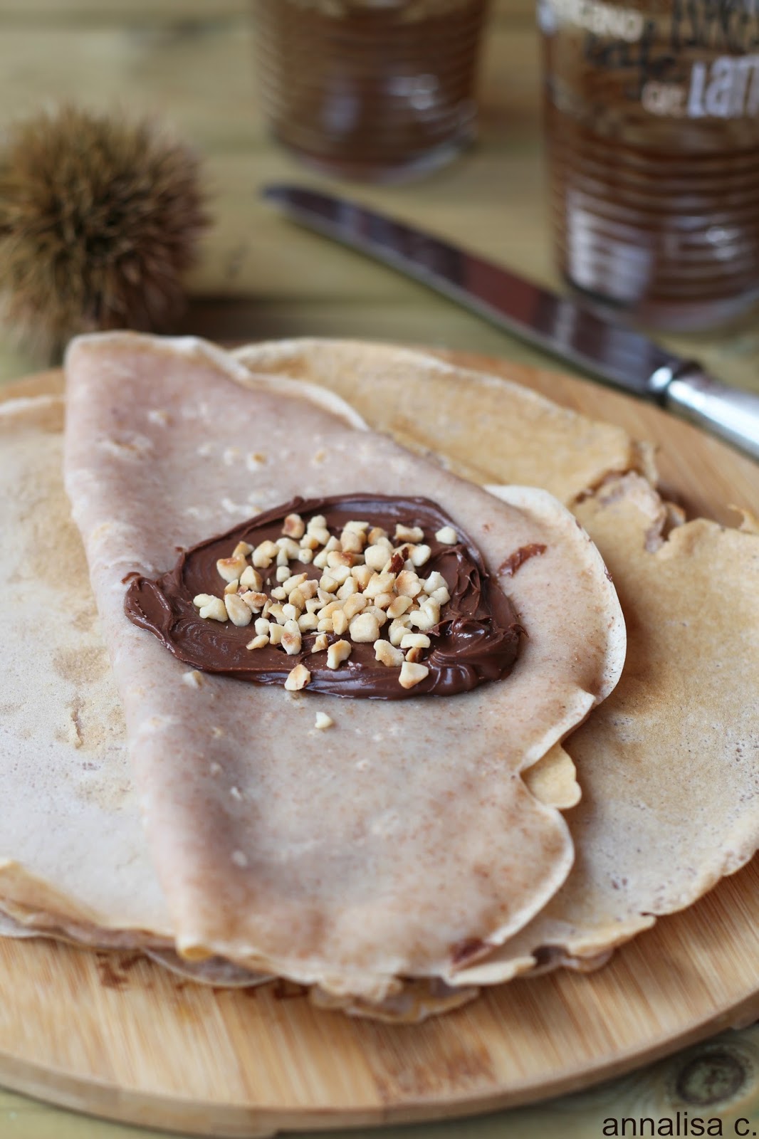 Lemon Blu Crêpes con farina di