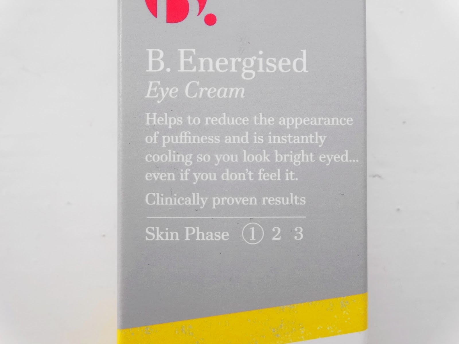 B.Energised Eye Cream