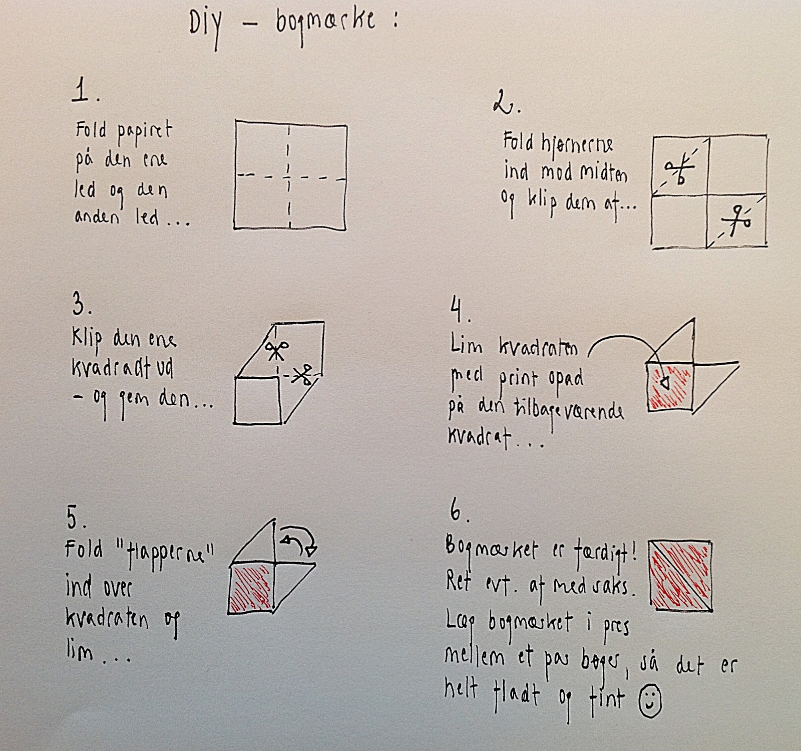 Bellas bedrifter: Bogmærke-DIY...