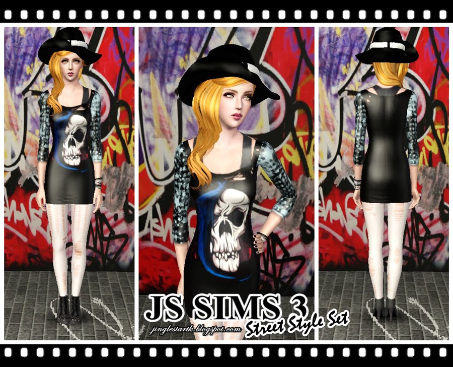 [JS SIMS 3] Street Style Set | move to js-sims.blogspot.com