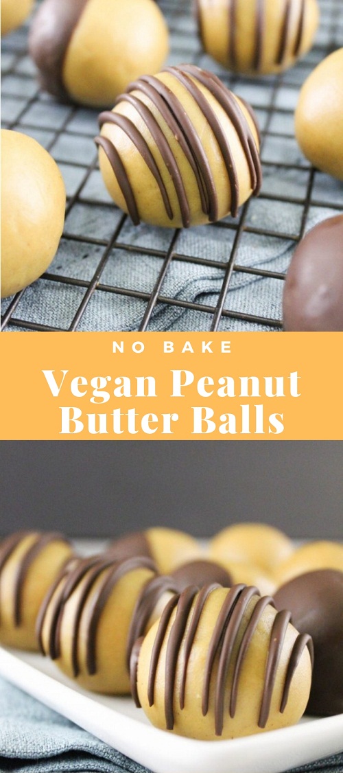No Bake Vegan Peanut Butter Balls No Bake Vegan Peanut Butter Balls