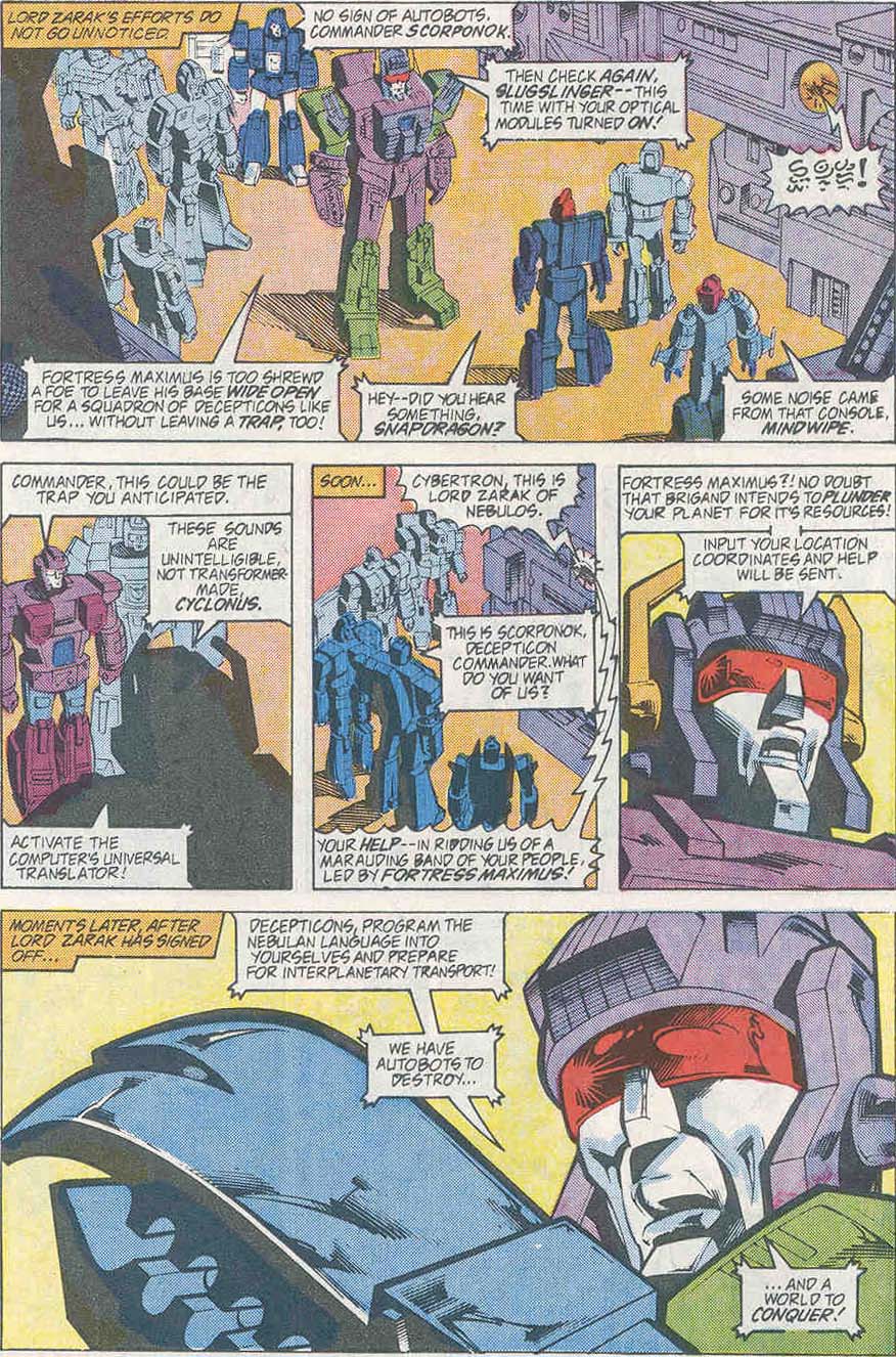 The Transformers: Headmasters issue 2 - Page 11