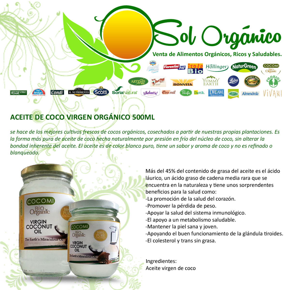 color del aceite de coco