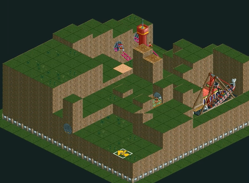 (스압주의) 롤러코스터 타이쿤 장인 - 킹무성