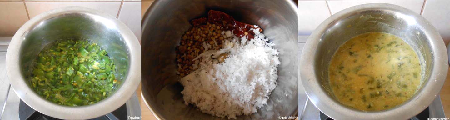 Poricha kuzhambu preparation