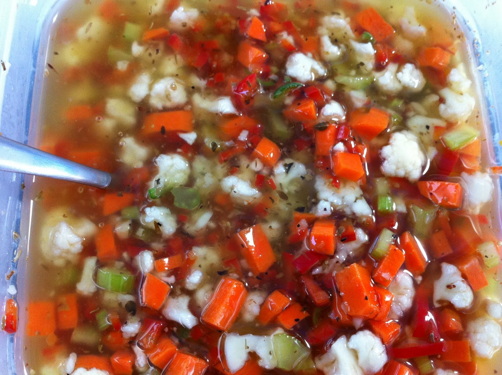 Cooking with SAHD: Homemade Hot Giardiniera