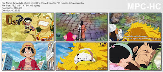 One Piece Episode 768 (Orang Ketiga! Kemunculan Seorang Ninja, Si Kabut Raizo!) Bahasa Indonesia