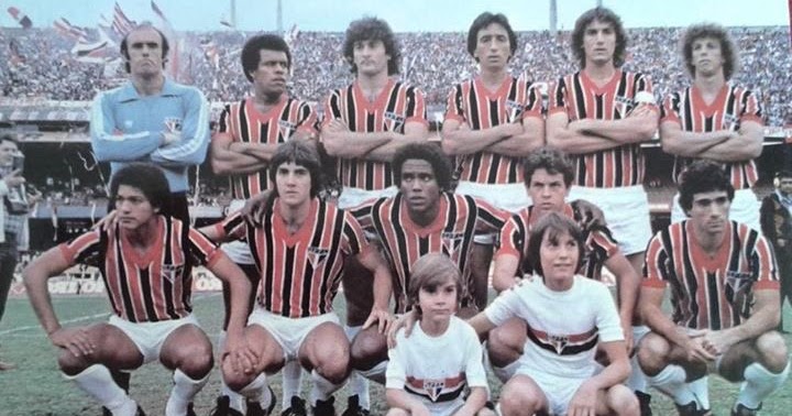Fútbol Brasileño Sao Paulo 1980.