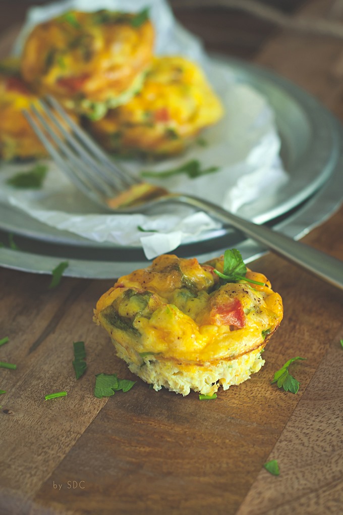 Melley Mey's Kitchen Chicken & Spinach Egg Muffins Recipe...